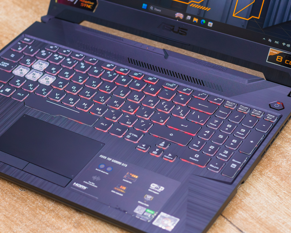 Игровой ноутбук Asus TUF Gaming FA506QM (144Hz/Ryzen 7 5800H/RTX 3060 6GB/16GB/SSD 1TB)