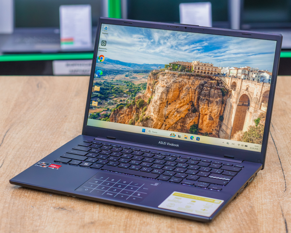 Ноутбук Asus Vivobook E1404FA (FHD IPS/Ryzen 5 7520U/8GB/SSD 512GB)