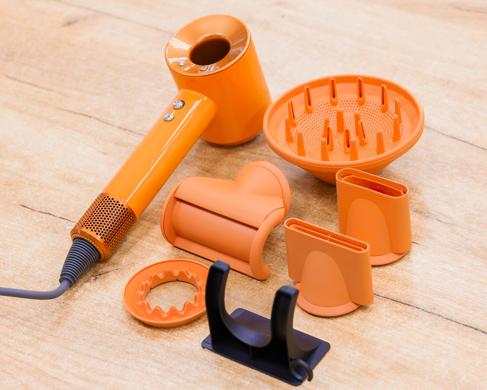 (новый. копия.) Фен Dyson (Супер фен), оранжевый