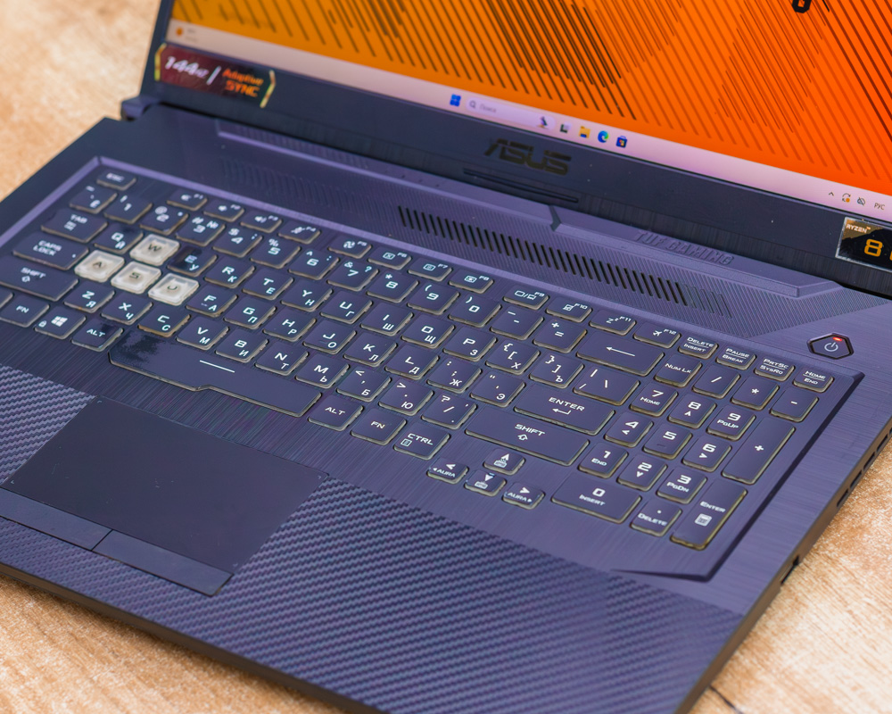 Игровой ноутбук Asus TUF A17 FA706QM (144Hz/Ryzen 7 5800H/RTX 3060 6GB/16GB/SSD 512GB)